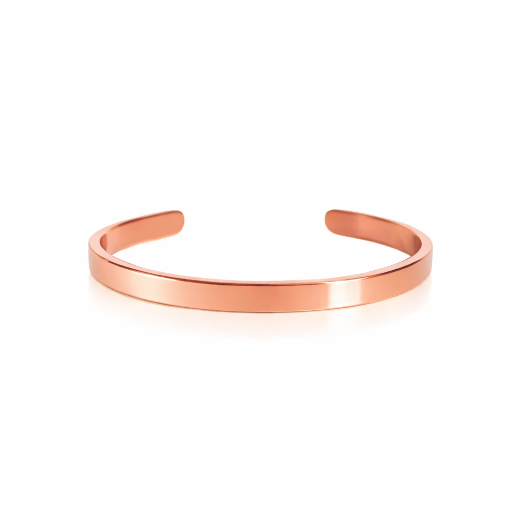 Pulsera Minimal Luxe –  Oro Rosa 6mm