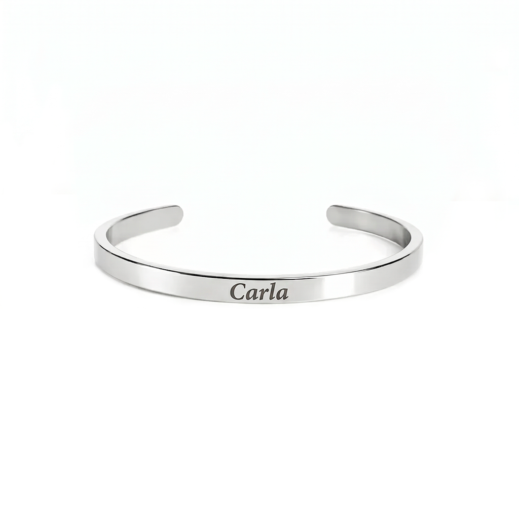 Pulsera Minimal Luxe –  Plateado 6mm