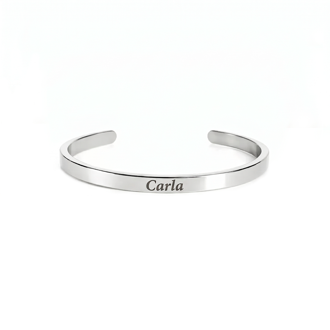 Pulsera Minimal Luxe –  Plateado 6mm