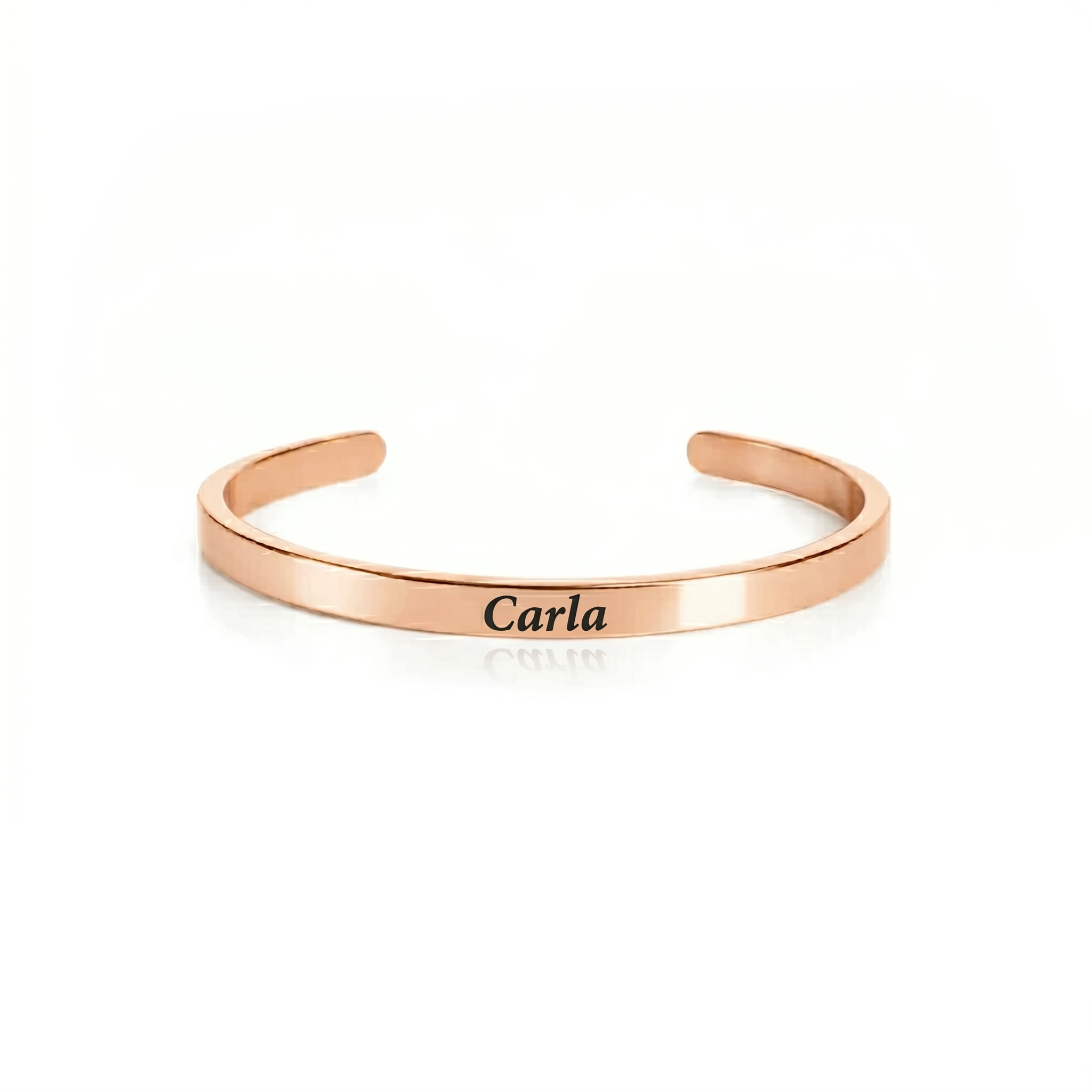 Pulsera Minimal Luxe –  Oro Rosa 6mm