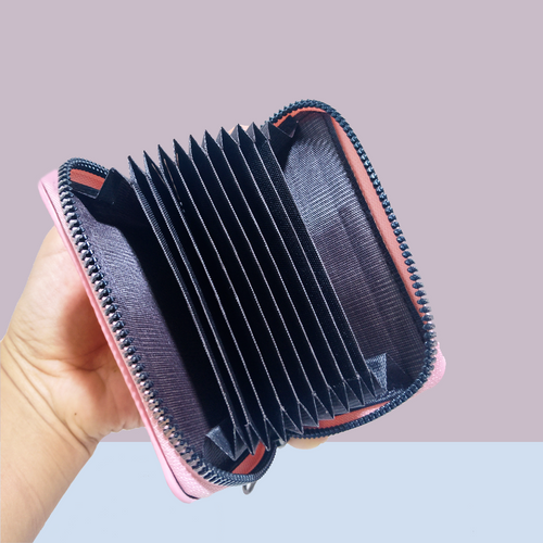 Porta Tarjetero Personalizado – Rosa