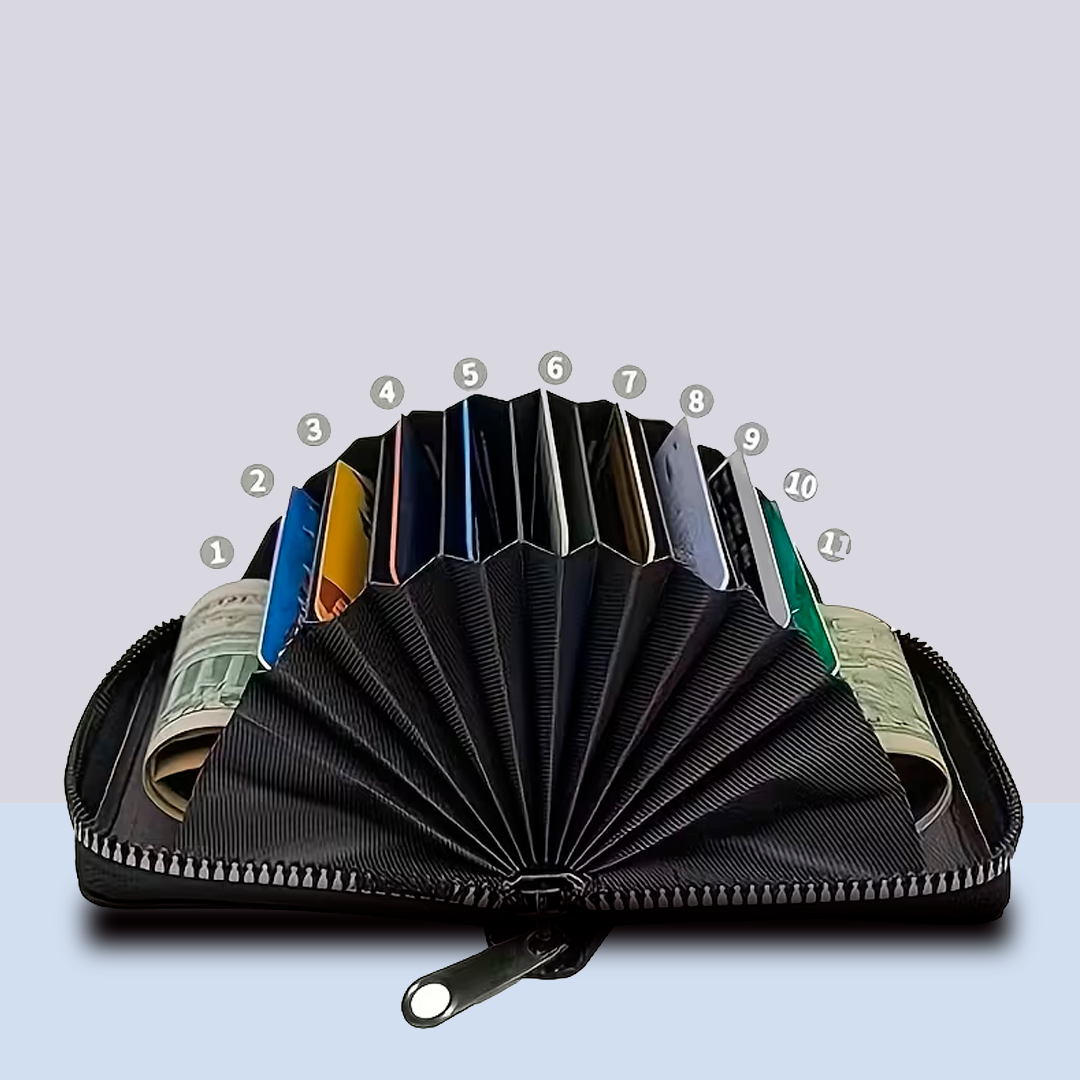 Porta Tarjetero Personalizado - Negro